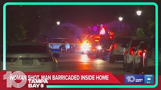 Man barricaded in Pasco County home after shooting, deputies say