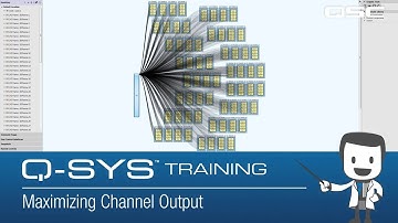 Q-SYS Training Level 1 - Software Overview Part J: Maximizing Channel Output