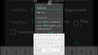 HOW TO COMPUTE AREA OF A CIRCLE IN JAVA PROGRAMMING USING MOBILE PHONE