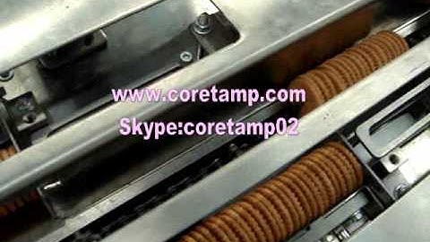 【Auto feeding, auto counting】On edge biscuits cookies packing machine【package without tray】