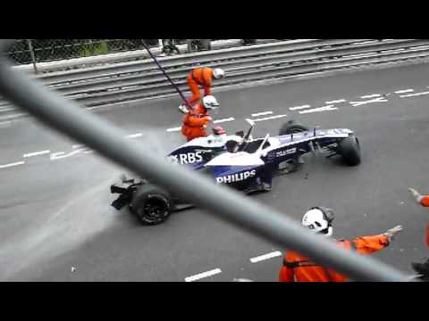 Barrichello Crash - Monaco Grand Prix (Formula 1 2010)