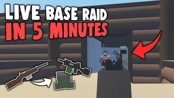 From Nothing to Live Base Raid in Under 5 Minutes! | Unturned