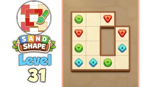 Sand Shape Level 31 Gameplay & Solution