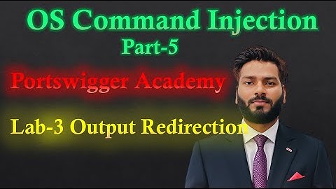 #5 OS Command Injection Practical | PortSwigger Academy (Lab-3 Output Redirection) #hindi