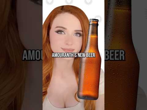 Amouranth’s Beer is Made of… WHAT?! 😳 #shorts
