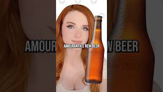 Amouranth’s Beer is Made of… WHAT?! 😳 #shorts