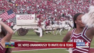 SEC extends membership invitations to University of Oklahoma and University of Texas