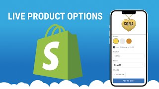 Shopify Product Personalizer - Live Product Options Setup