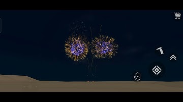 First Firework show on the new map | firework simulator 3D v.3.0