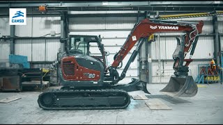 How to install Camso MEX track for mini-excavator
