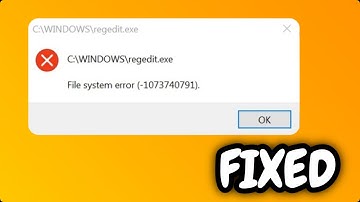 (FIXED) File System error (-1073740791)