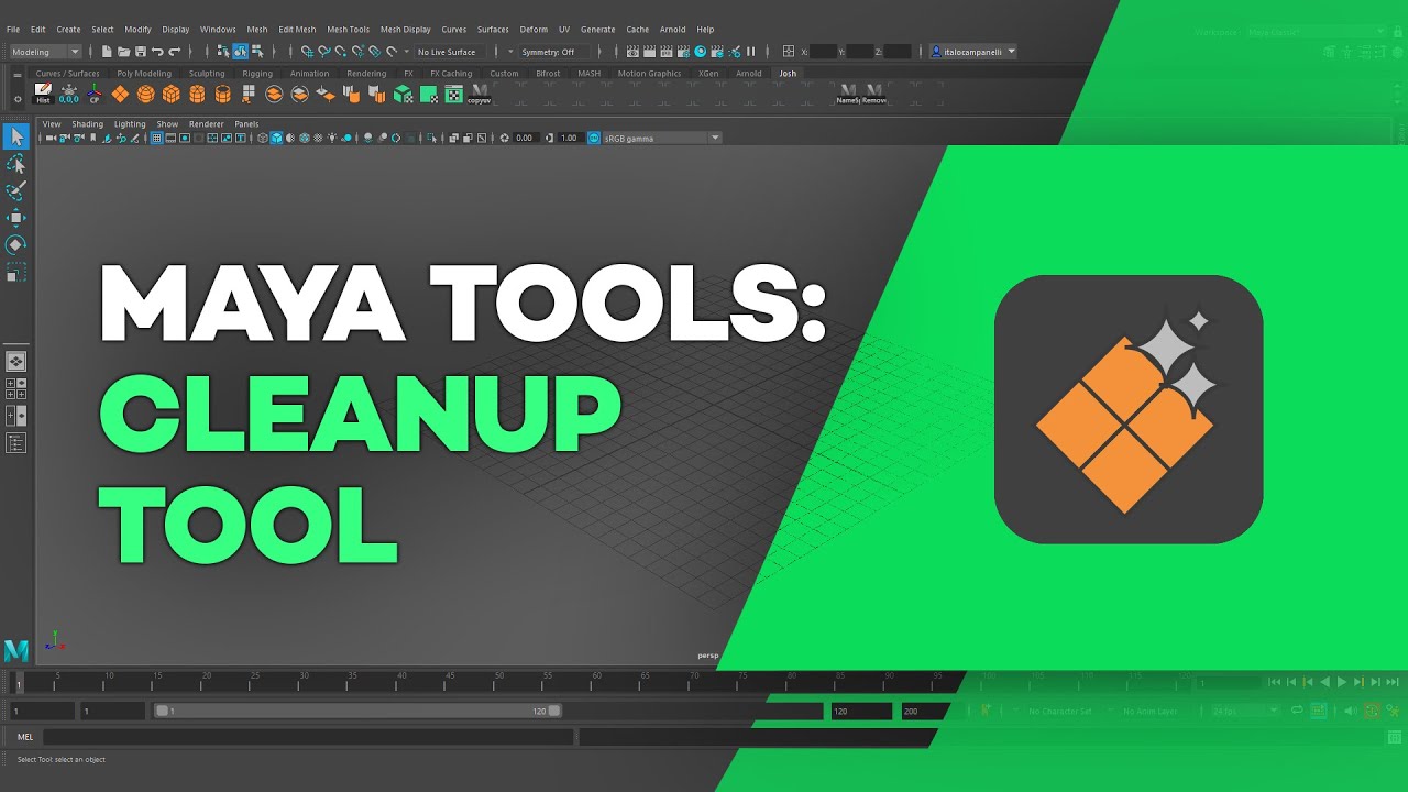 Maya's Mesh Cleanup Tool YouTube