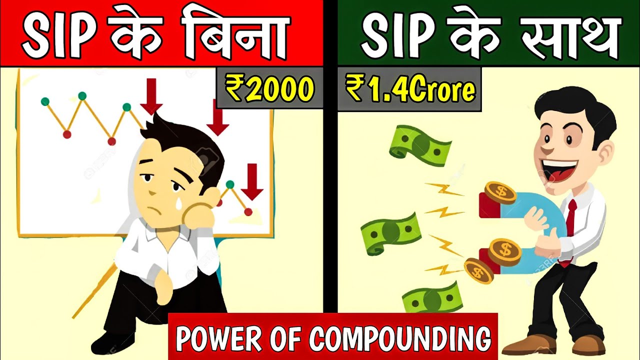 HOW TO GET RICH WITH POWER OF COMPOUNDING USING MAGIC OF SIP (कम Risk ...