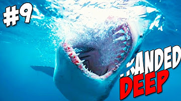 HUNTING A GREAT WHITE SHARK! | Stranded Deep | W/ Ben Grylls! #9