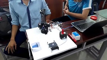 Cánh tay Robot phân loại theo màu sắc