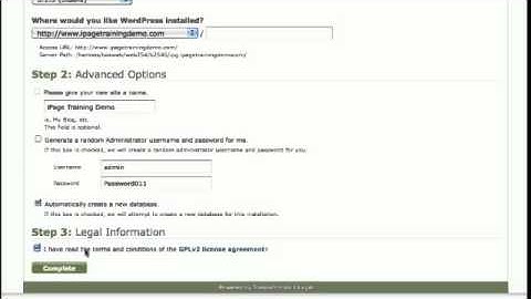 Setting up WordPress with iPage