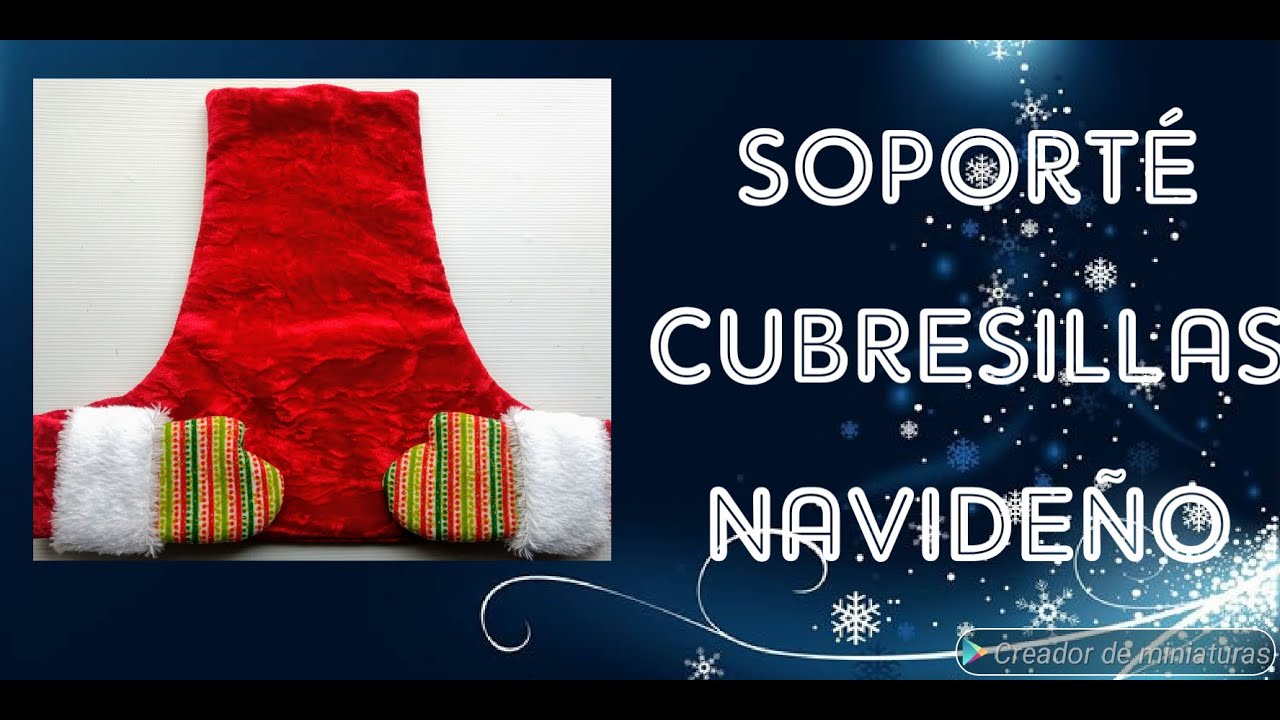 COMO HACER CUBRESILLA NAVIDEÑO PARTE 1 🎉🎉. MOLDES GRATIS.🎅🎅2019
