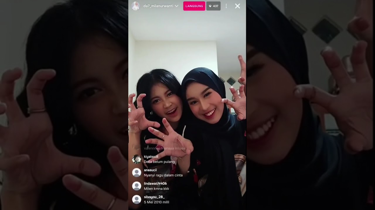 MOMEN LIVE MILLA DA7 DAN TASYA DA7 MERDU BANGET SUARANYA 