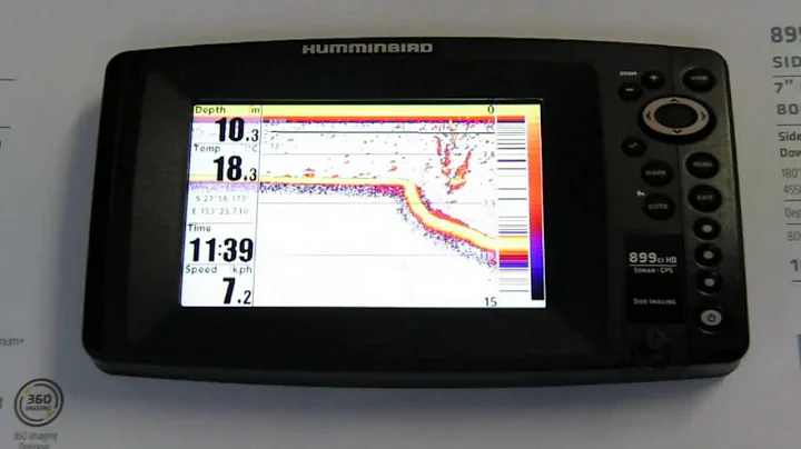 Humminbird 899 Marking Waypoints