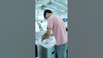 This is the testing process of automobile wiring harness - conductivity and airtightness test!