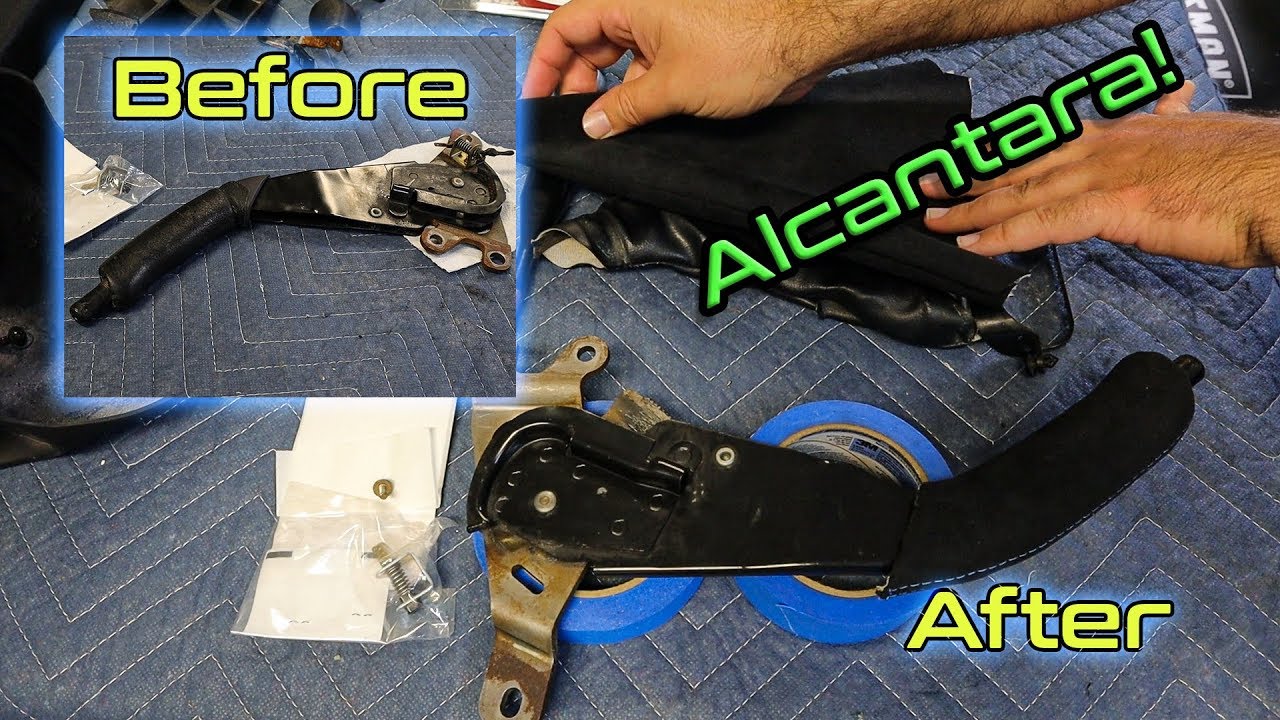 FD RX7 E-Brake Handle Cover Install