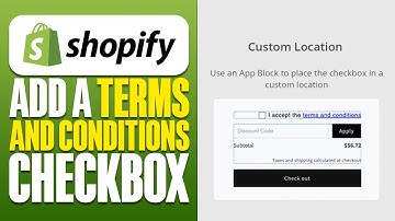 How To Add a Terms And Conditions Checkbox To Shopify Checkout
