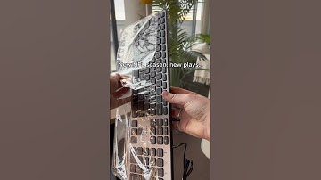 Finish your workspace lineup with a keyboard of efficiency.  #MacallyUSA #NFL2025 #keyboardasmr