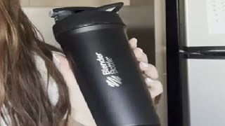 BlenderBottle Strada Shaker Cup Insulated Stainless Steel Water Bottle Review