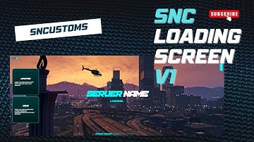 QBCORE / STANDALONE - FIVEM - LOADING SCREEN