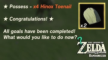 🔴 Goal Type Rework! Only Meet Requirement Once A Run - Zelda TOTK Randomizer v1.5.1 (1/2)