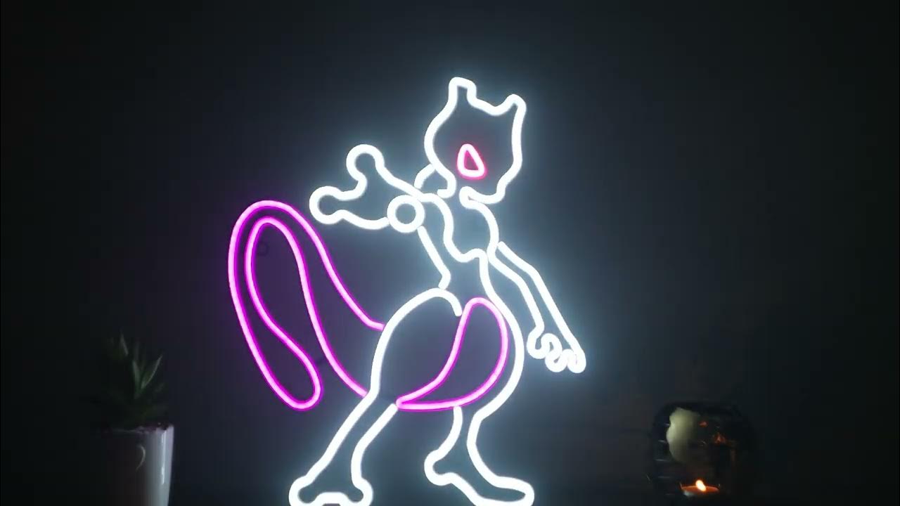 Eevee Kawaii Pokemon Neon Sign, LED Light