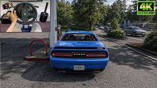 Dodge Challenger 2019 - Realistic POV Driving in 4K | T300 GT | BeamNG.drive screenshot 1