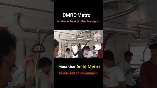 Use DMRC Metro Instead of your Own Vehicle 🚜 #metro #viral #shorts