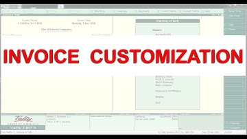 Tally ERP 9 Default  Arabic and English Invoice Modification Through Customization