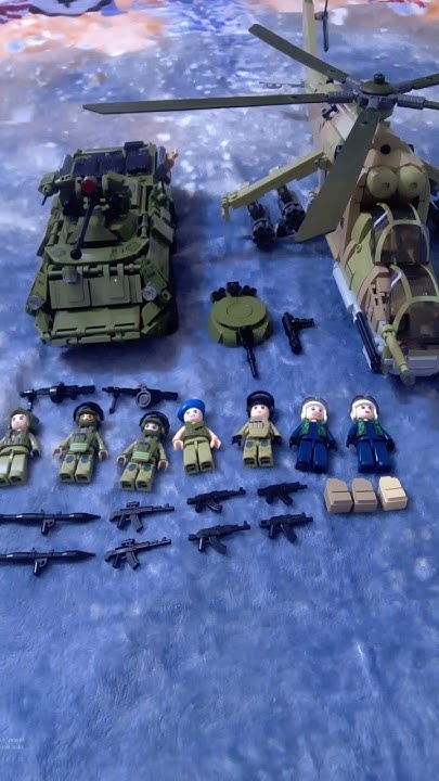 Мі 24,бтр 82а лего слубан - YouTube