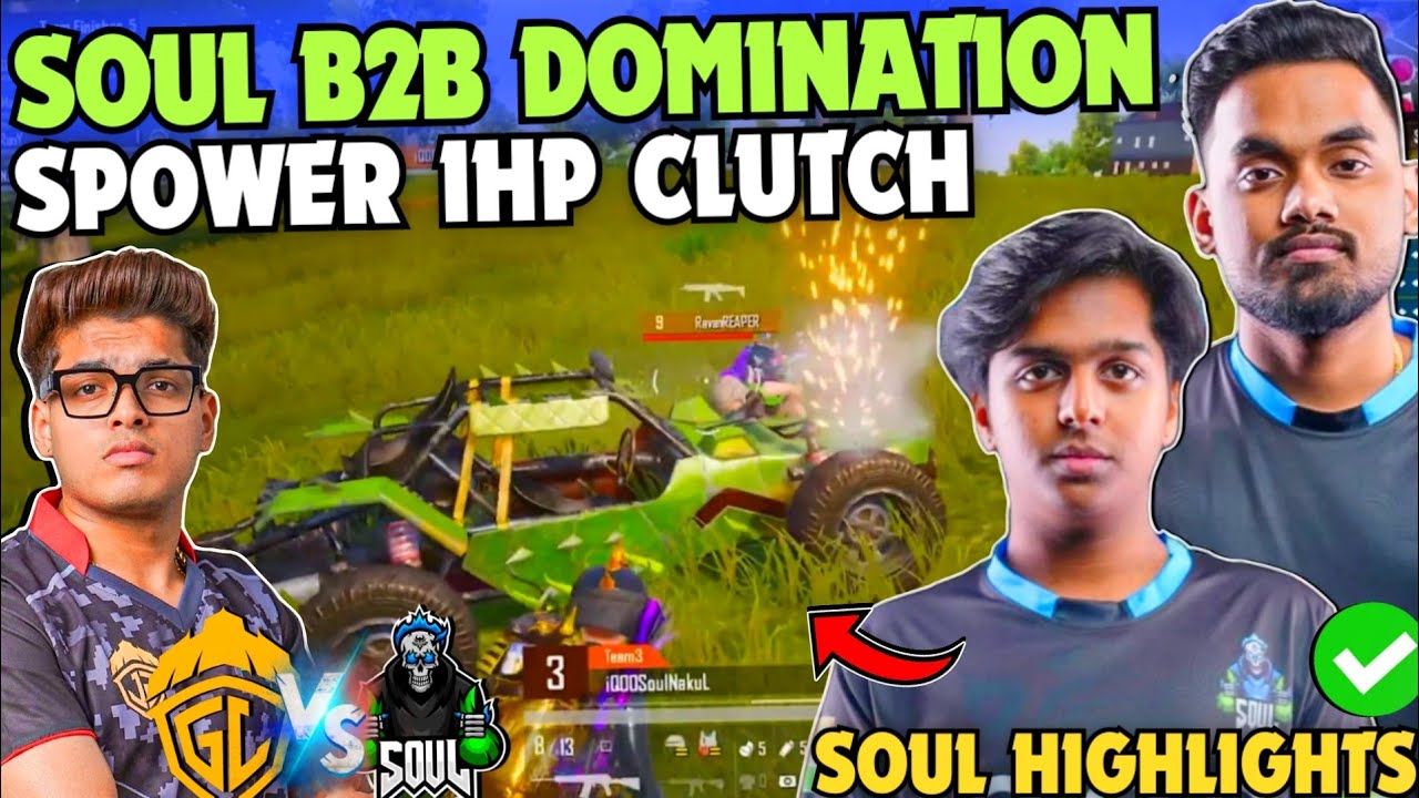 iQOOSouL Aggressive Wipes 😳 SouL SPOWER & MANYA on Fire 🔥 SOUL vs GODL ...