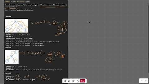 Leetcode - 1448. Count Good Nodes in Binary Tree - Hinglish
