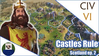 Utilizing our Heroic Age and getting the luckiest Era Score! Let's play Civ 6 Scotland 2