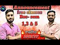 FREE BSC SEM -1, 3 &amp;5 MATH | MGKVP| UP COLLEGE | VBSPU | DDU | AU | ALL UNIVERSITIES| NEXT RANKER'S