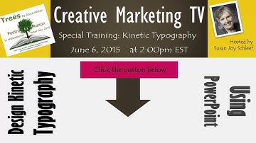 Kinetic Typography Using PowerPoint
