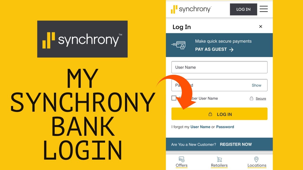 How do I log into Synchrony Bank?