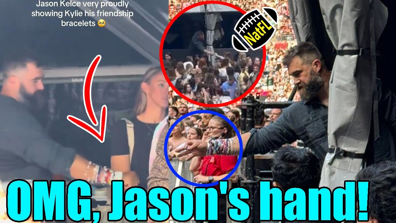 Emotional! Jason Very Proudly showing Kylie Kelce his friendship