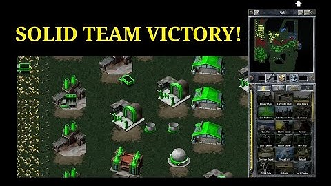3 on 3 PRO multiplayer Command and Conquer SOLID TEAM VICTORY!