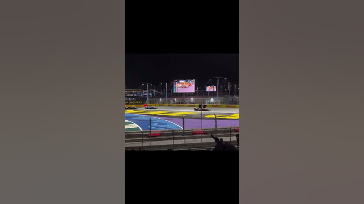 The collision between Yuki Tsunoda and Pierre Gasly at Saudi Arabia 2025