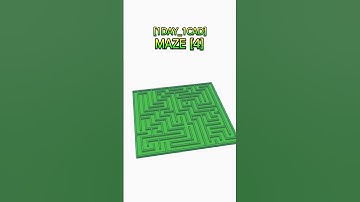 [1DAY_1CAD] MAZE [4] #shorts #tinkercad #project