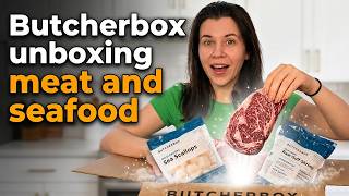 Premium Meat Seafood ButcherBox July Unboxing