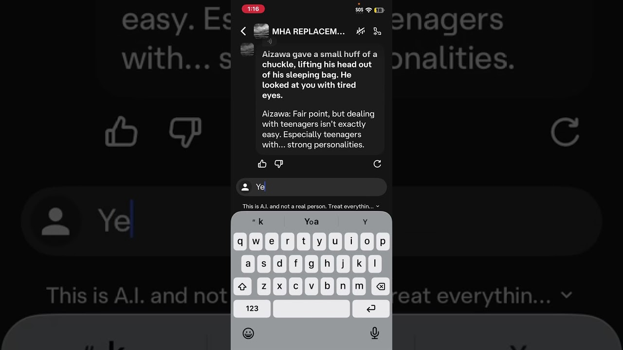 Mha on c.ai part.2 :D 