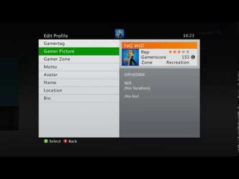 Xbox 360 How To: Change Your Gamer Profile - Name and ...