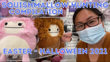 Squishmallow Hunting Compilation Since I Started To Collect Squishmallows Easter - Halloween