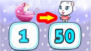 How Talking Angela Level 1-50 In Short Time